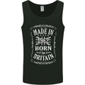 Born In Britain 61st Birthday Made 1962 Mens Vest Tank Top Black