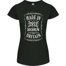 Born In Britain 70th Birthday Made 1953 Womens Petite Cut T-Shirt Black