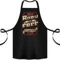 Born To Be Free Biker Motorbike Motorcycle Cotton Apron 100% Organic Black