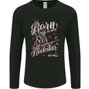 Born to Be a Rockstar Funny Rock Music Guitar Mens Long Sleeve T-Shirt Black