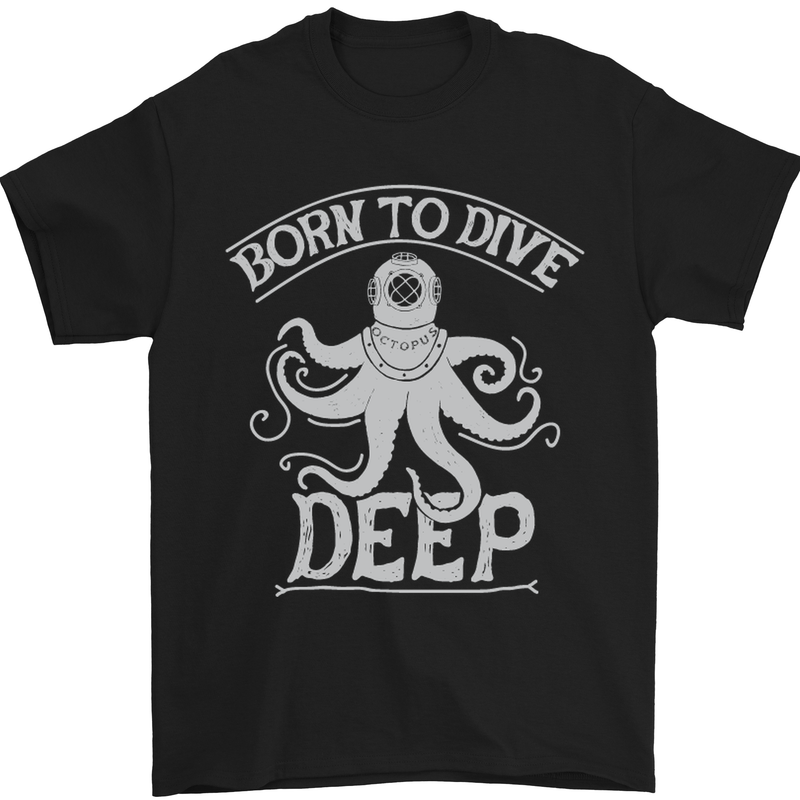 Scuba Diving T-Shirt Deep Sea Diver Mens Funny 1
