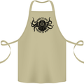 Born to Dive Octopus Scuba Diver Octopus Cotton Apron 100% Organic Khaki