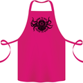 Born to Dive Octopus Scuba Diver Octopus Cotton Apron 100% Organic Pink