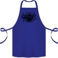 Born to Dive Octopus Scuba Diver Octopus Cotton Apron 100% Organic Royal Blue