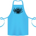 Born to Dive Octopus Scuba Diver Octopus Cotton Apron 100% Organic Turquoise