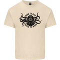 Born to Dive Octopus Scuba Diver Octopus Mens Cotton T-Shirt Tee Top Natural