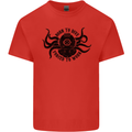 Born to Dive Octopus Scuba Diver Octopus Mens Cotton T-Shirt Tee Top Red