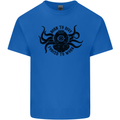 Born to Dive Octopus Scuba Diver Octopus Mens Cotton T-Shirt Tee Top Royal Blue