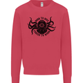 Born to Dive Octopus Scuba Diver Octopus Mens Sweatshirt Jumper Heliconia
