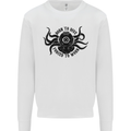 Born to Dive Octopus Scuba Diver Octopus Mens Sweatshirt Jumper White