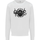 Born to Dive Octopus Scuba Diver Octopus Mens Sweatshirt Jumper White