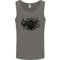 Born to Dive Octopus Scuba Diver Octopus Mens Vest Tank Top Charcoal