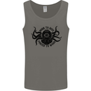 Born to Dive Octopus Scuba Diver Octopus Mens Vest Tank Top Charcoal