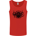 Born to Dive Octopus Scuba Diver Octopus Mens Vest Tank Top Red