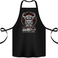 Born to be Vikings Ragnar Odin Valhalla Cotton Apron 100% Organic Black