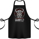Born to be Vikings Ragnar Odin Valhalla Cotton Apron 100% Organic Black