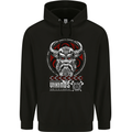 Born to be Vikings Ragnar Odin Valhalla Mens 80% Cotton Hoodie Black