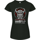 Born to be Vikings Ragnar Odin Valhalla Womens Petite Cut T-Shirt Black