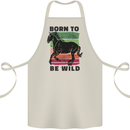 Born to be Wild Horse Riding Equestrian Cotton Apron 100% Organic Natural