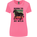 Born to be Wild Horse Riding Equestrian Womens Wider Cut T-Shirt Azalea