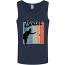 Boule Bowls Petanque Balls Mens Vest Tank Top Navy Blue