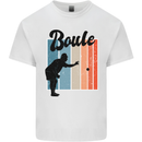 Boule Petanque Balls Bowls Mens Cotton T-Shirt Tee Top White