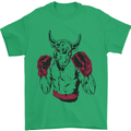 Boxing Bull Muay Thai MMA Boxer Mens T-Shirt 100% Cotton Irish Green