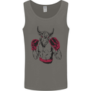 Boxing Bull Muay Thai MMA Boxer Mens Vest Tank Top Charcoal