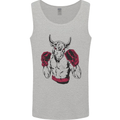 Boxing Bull Muay Thai MMA Boxer Mens Vest Tank Top Sports Grey