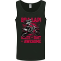 Braaap Awesome Motocross MotoX Dirt Bike Female Mens Vest Tank Top Black
