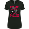 Braaap Awesome Motocross MotoX Dirt Bike Female Womens Wider Cut T-Shirt Black