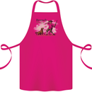 Branch Manager Funny Dog Walking Dad Cotton Apron 100% Organic Pink