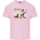 Branch Manager Funny Dog Walking Dad Mens Cotton T-Shirt Tee Top Light Pink