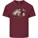 Branch Manager Funny Dog Walking Dad Mens Cotton T-Shirt Tee Top Maroon