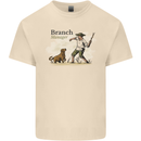 Branch Manager Funny Dog Walking Dad Mens Cotton T-Shirt Tee Top Natural
