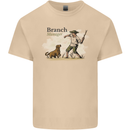 Branch Manager Funny Dog Walking Dad Mens Cotton T-Shirt Tee Top Sand