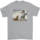 Branch Manager Funny Dog Walking Dad Mens T-Shirt 100% Cotton Sports Grey