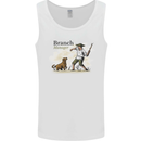 Branch Manager Funny Dog Walking Dad Mens Vest Tank Top White