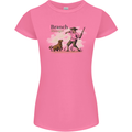 Branch Manager Funny Dog Walking Dad Womens Petite Cut T-Shirt Azalea