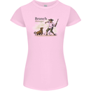 Branch Manager Funny Dog Walking Dad Womens Petite Cut T-Shirt Light Pink
