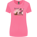 Branch Manager Funny Dog Walking Dad Womens Wider Cut T-Shirt Azalea