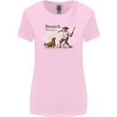 Branch Manager Funny Dog Walking Dad Womens Wider Cut T-Shirt Light Pink