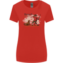 Branch Manager Funny Dog Walking Dad Womens Wider Cut T-Shirt Red