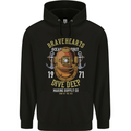 Brave Hearts Dive Deep Scuba Diving Diver Childrens Kids Hoodie Black