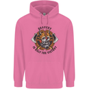 Bravery is Half of the Victory Viking Skull Mens 80% Cotton Hoodie Azelea