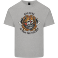 Bravery is Half of the Victory Viking Skull Mens Cotton T-Shirt Tee Top Sports Grey