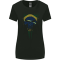 Brazil Skull Gym Training Bodybuilding Womens Wider Cut T-Shirt Black