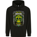 Brazilian Jiu Jitsu Skull MMA Martial Arts Childrens Kids Hoodie Black