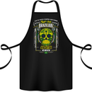 Brazilian Jiu Jitsu Skull MMA Martial Arts Cotton Apron 100% Organic Black
