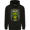 Brazilian Jiu Jitsu Skull MMA Martial Arts Mens 80% Cotton Hoodie Black